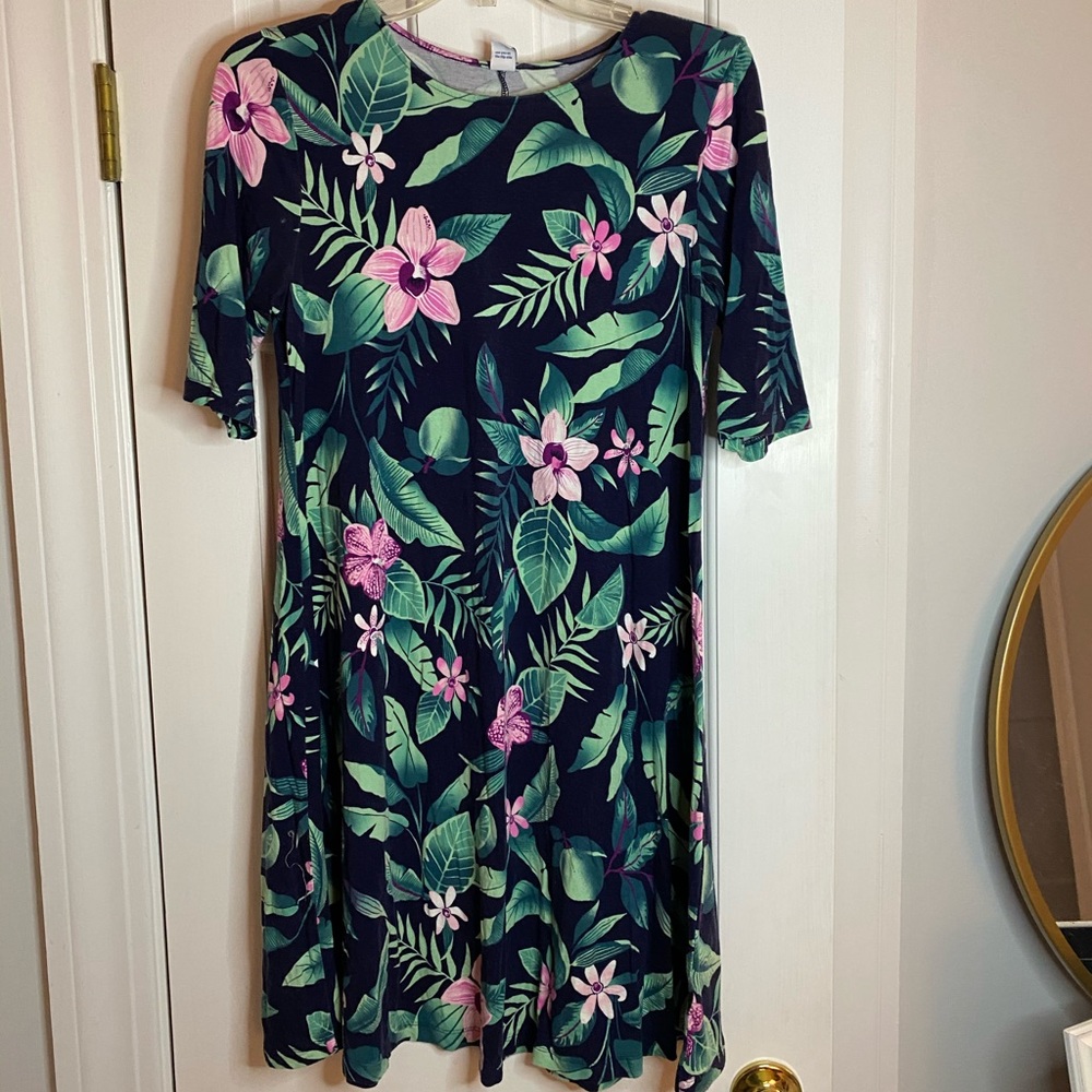 old navy tropical dress